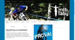 Desktop Screenshot of mtbtaby.se