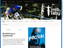 Tablet Screenshot of mtbtaby.se
